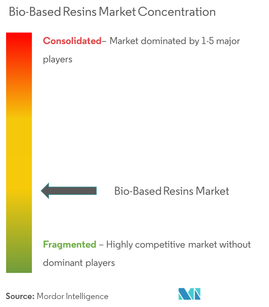 Bio-Based Resins Market - Market Concentration